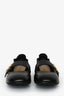 Christian Dior Black Leather Logo Ballet Flats Size 34.5