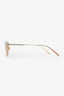 Oliver Peoples x Khaite Gold 1998c Cat Eye Sunglasses
