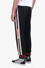 Gucci Black Web Detail Jogger Pants Size S Mens