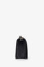 Sac Boy Chanel moyen en cuir caviar gris, collection 2018-2019, d'occasion