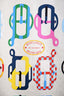 Hermès Grey Multicolour Silk 'Bouclerie Moderne Plumetis' 70 Scarf