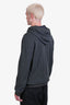 Dolce & Gabbana Green/Navy Blue Wool Zip-Up Hoodie Size 52 Men's