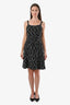 Pre-loved Chanel™ 2002 Black/White Tweed A-Line Dress Size 40