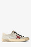 Golden Goose Silver/Purple Superstar Sneakers Size 39