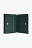 Gucci Green Leather GG Marmont Compact Wallet