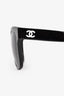 Pre-Loved Chanel™ Black Acetate CC Square Sunglasses
