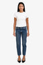 Toteme Navy Denim Straight Legged Jeans Size 26