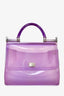 Dolce & Gabbana Purple 'Sicily' Jelly Bag