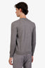 Ralph Lauren Purple Label Grey Cashmere Crewneck Sweater Size S Mens