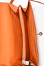Hermès 2023 Orange Epsom Leather Kelly Wallet PHW