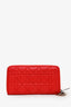Christian Dior 2011 Pink Cannage Leather Lady Dior Long Wallet