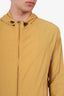 Loro Piana Yellow/Blue Zip Up Rain Coat Size S Mens