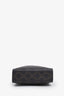 Celine Brown Leather Canvas Mini Triomphe Vertical Cabas Tote With Strap