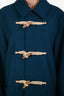 Burberry Dark Mineral Blue Wool Paddington Duffle Coat Size S