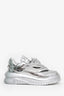 Versace Silver Medusa Low Top Sneakers Size 40