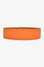 Hermès 2015 Gold/Orange Epsom Leather Reversible 42mm Belt Strap Size 85 (No Buckle)