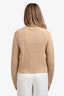 Vince Beige Crochet Knit Cardigan Size Medium