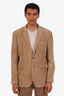 Hugo Boss Beige Corduroy Single-Breasted Blazer Size US 40R Mens