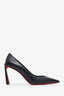 Christian Louboutin Black Leather Condora 100 Heels Size 40