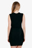 T by Alexander Wang Black Ruched Sleeveless Mini Dress Size S