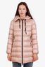 Doudoune Serinde matelassée rose Moncler, taille 1
