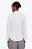 TWP White Cotton Collared Button Down Shirt Size S