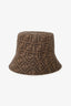 Fendi Brown Monogram Tech Fabric Hat