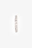 Mejuri 14K White Gold Baguette Diamond Eternity Band Ring