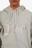 Christian Dior Green Cotton Logo Hoodie Size S Mens