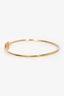 Tiffany & Co. 18K Yellow Gold T Narrow Wire Bracelet