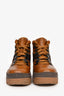 See By Chloe Brown Leather Suede Ankle Boot Size 39