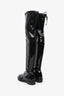 Stuart Weitzman Black Patent Leather Over the Knee Boots Size 7