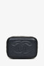 Pre-Loved Chanel™ 2022+ Black Lambskin Leather CC Mini Vanity On Chain