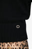 Pre-loved Chanel™ 2021 Black Cashmere Le Château des Dames Sweater Size 36
