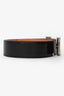 Hermès 2012 Black/Brown Reversible 'H' Belt Size 80 Palladium Hardware