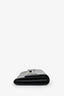 Salvatore Ferragamo Black Leather Bow Detail Continental Wallet