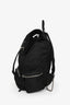 Sac à dos Burberry en nylon noir avec chaîne argentée