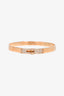 Hermès 18K Rose Gold Diamond Kelly Bracelet PM