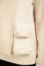 Fendi Cream Wool Cashmere Layered Utility Pocket Sweater Size 40