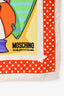 Moschino Cheap & Chic Multicoloured Silk Square Scarf