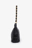 Pre-loved Chanel™ 24A Black Shiny Crumpled Lambskin Quilted Medium CC Funky Town Hobo