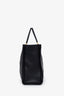 Gucci Black Leather Bamboo Large Tote Bag