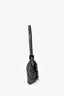 Fendi Grey Fur Crystal Mini Baguette