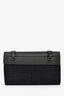 Sac bandoulière Brunello Cucinelli gris en cuir et feutre avec détail de boucle