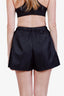 Prada Black Nylon Logo Shorts Size 36