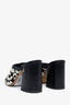 Jimmy Choo Black/White Pony Hair Animal Print Sandals Size 38.5