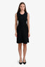 A.L.C Black Bodycon Midi Dress Size M