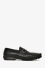 Salvatore Ferragamo Black Leather Loafers Size 9 Men's