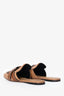 Loewe Beige Leather Gate Mules Size 35