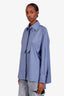 Lanvin Blue Panel Button Down Shirt Size 40